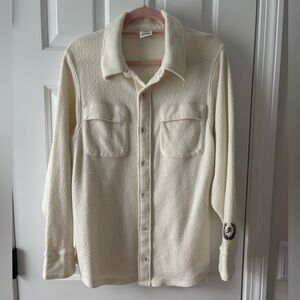 PINK Victoria's Secret Cream Shirt Jacket